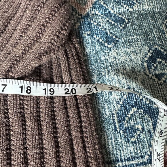 Vintage Structure Brown Henley Sweater Mens M Ribbed Y2K 90s Classic Retro Soft - Picture 8 of 12